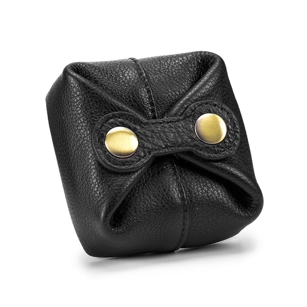 9893 Coin Pouch,Leather Coin Pocket Wallet Wear Resistant Cash Change